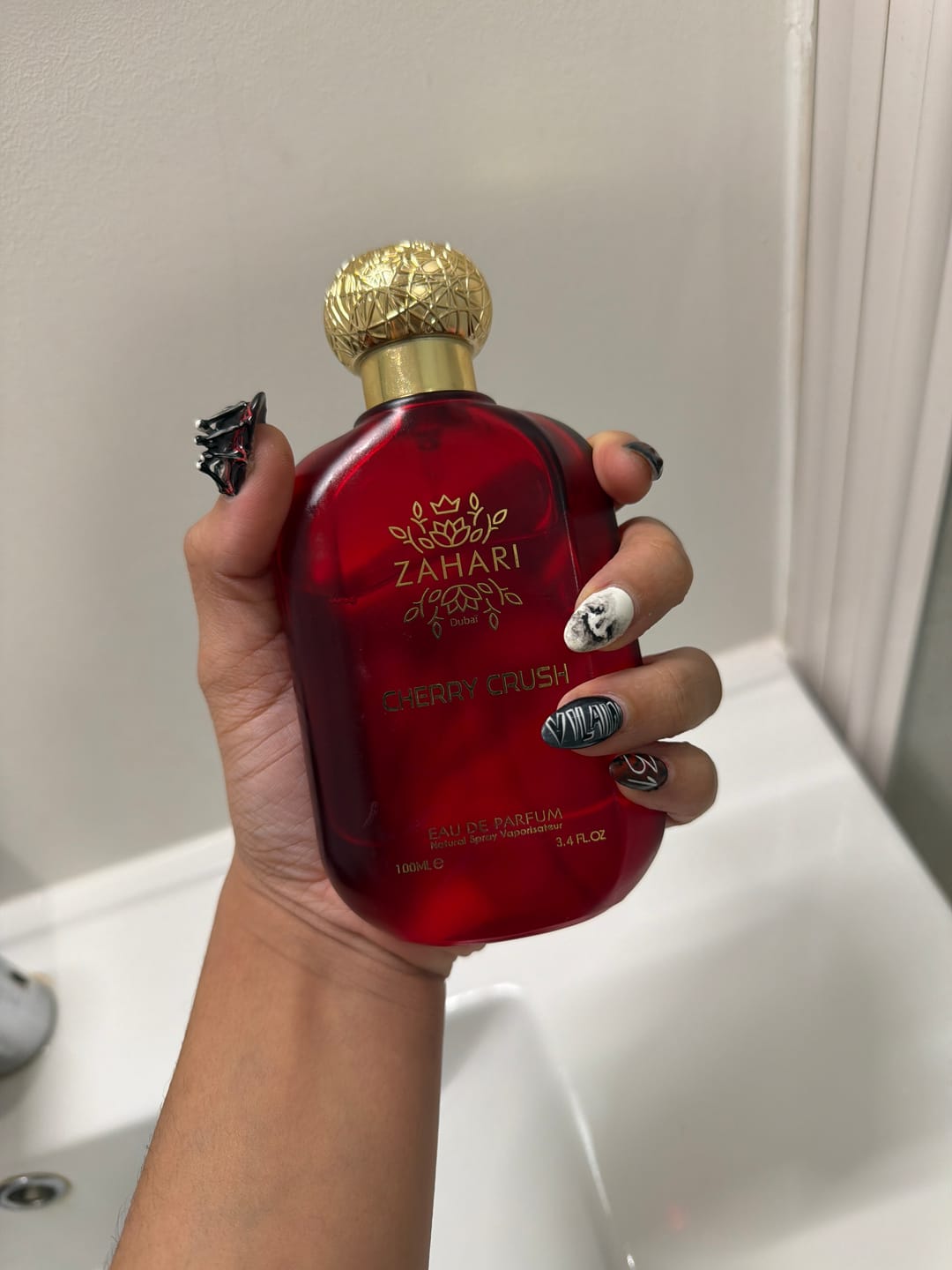 Customer photo review of Cherry Crush – Eau de parfum 100ml