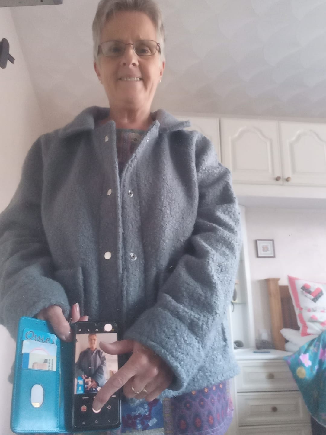 Customer photo review of Plain Boucle Fabric