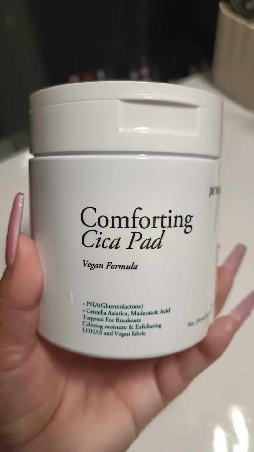 Customer photo review of Petitfee Comforting Cica Pads (80stk) - Beroligende og lett eksfolierende pads