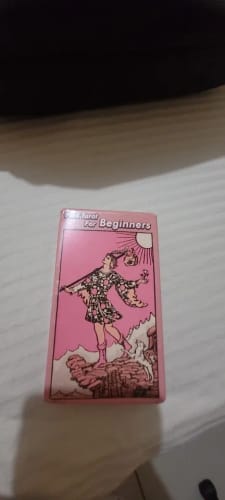 Customer photo review of Pink Tarot Cards Classic Divination Deck English Versions