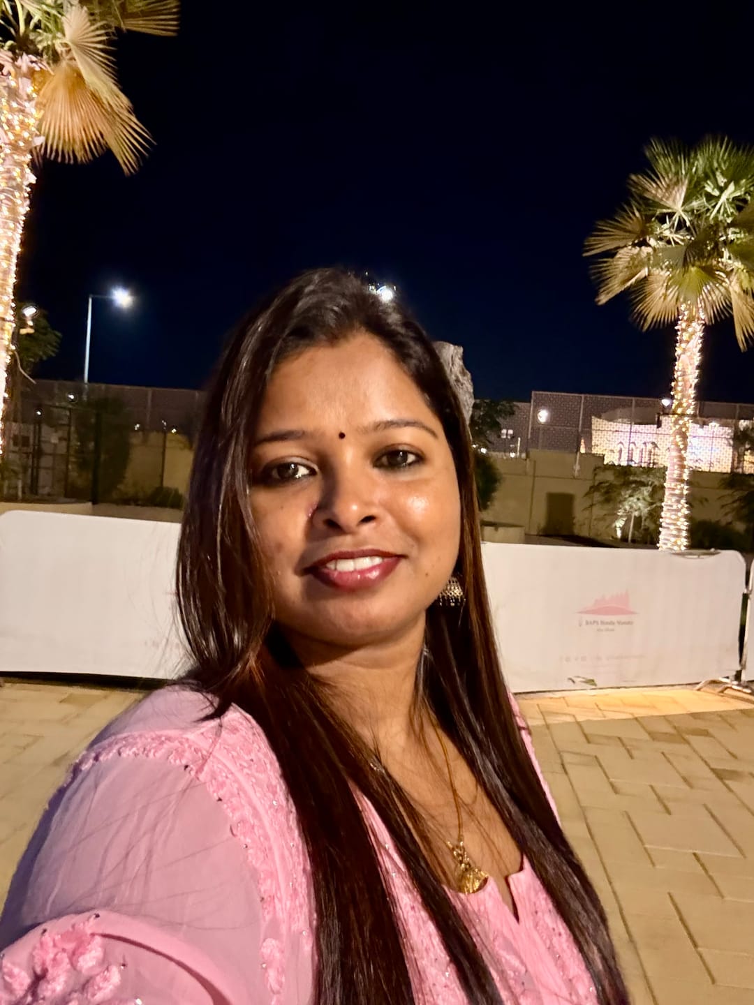 Customer photo review of White Chikankari Modal Palazzo