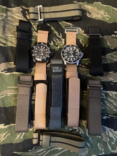 Customer photo review of Glomar Explorer - Hook And Loop Watch Strap