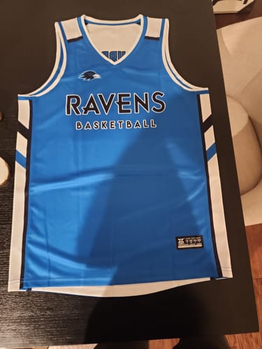 Customer photo review of Custom Powder Blue Navy Side Design Sets Sports Uniform Basketball Jersey