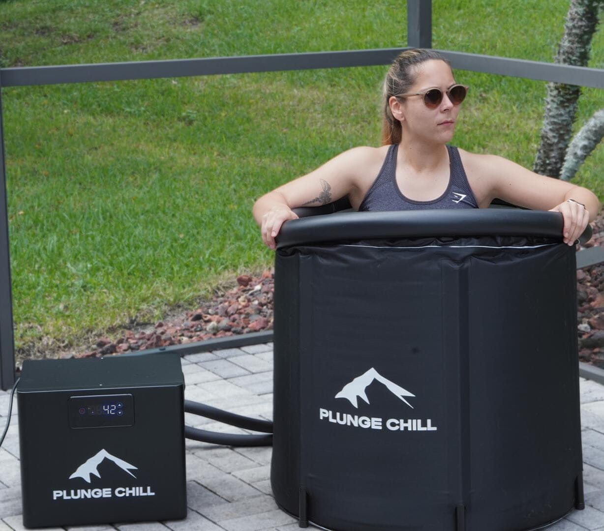Customer photo review of Cold Plunge Tub with Chiller