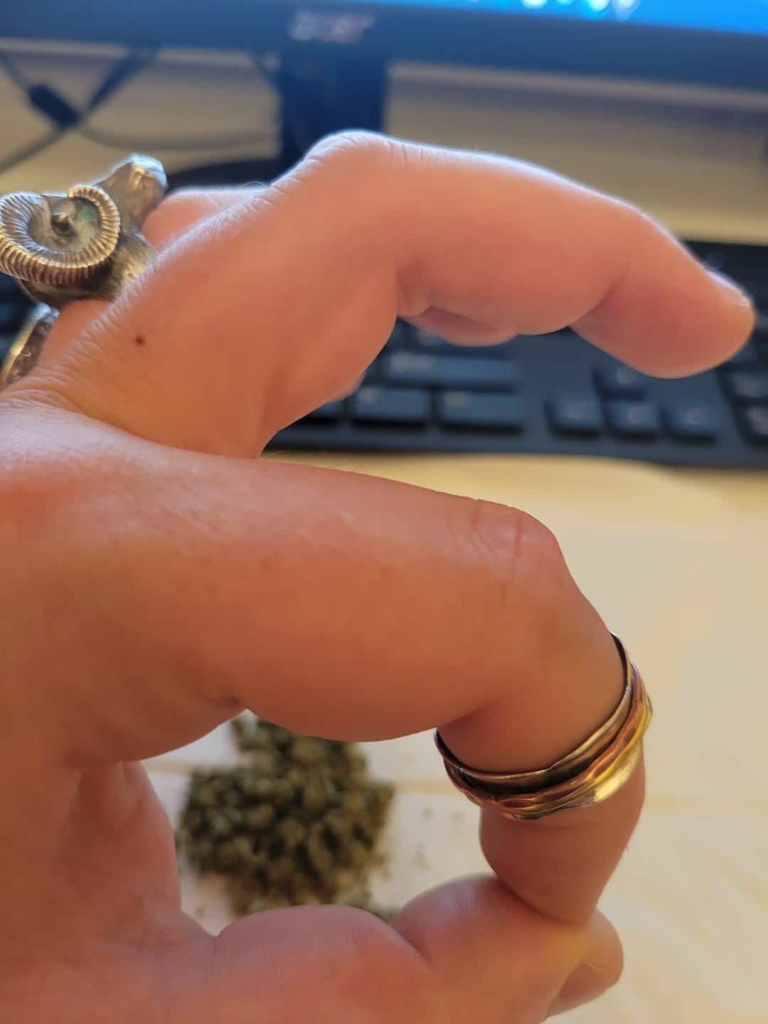Customer photo review of THC Flower - Wedding Cake