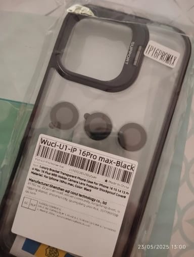 Customer photo review of LuxuryKase LK103 Camera Lens Metal Ring Protector Stand Case With Lens Film for iPhone