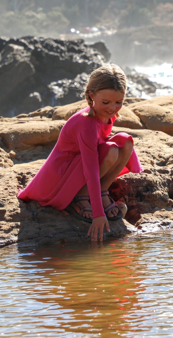 Customer photo review of Kids Merino Adventure Dress