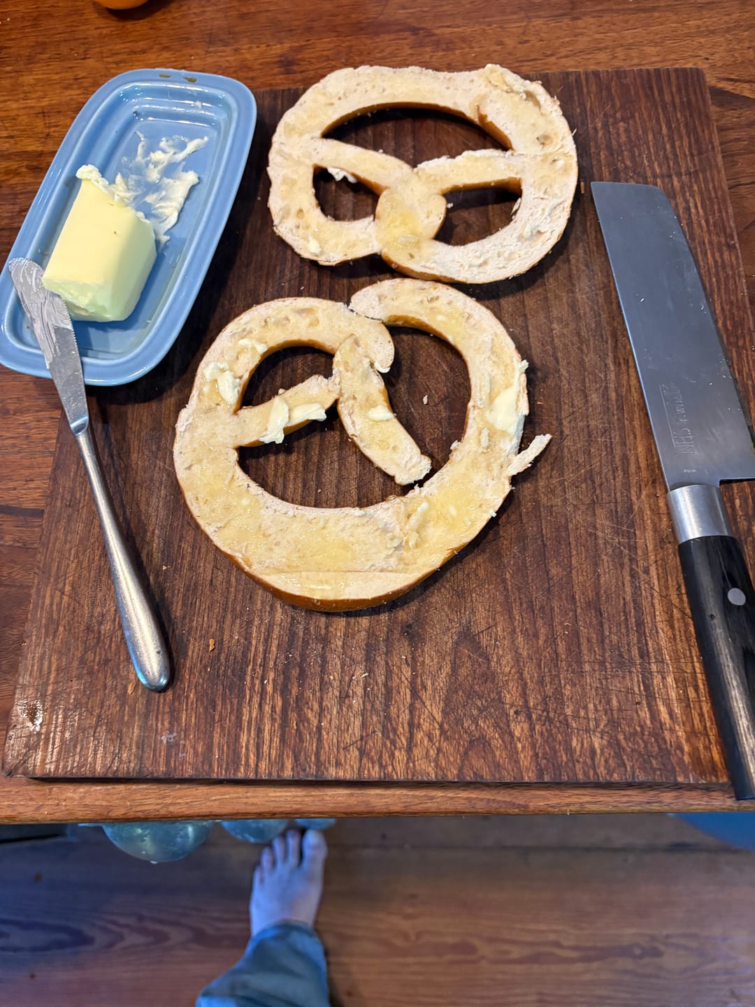 Customer photo review of XL Oktoberfest Pretzels (4 pack)