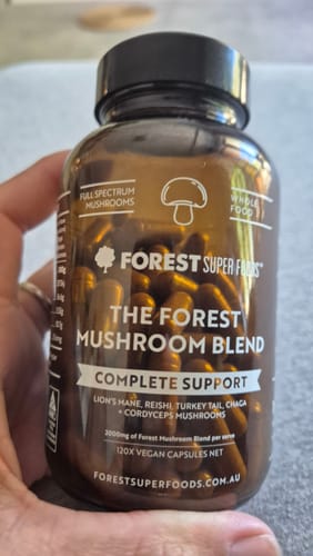 Customer photo review of The Forest Mushroom Blend Capsules