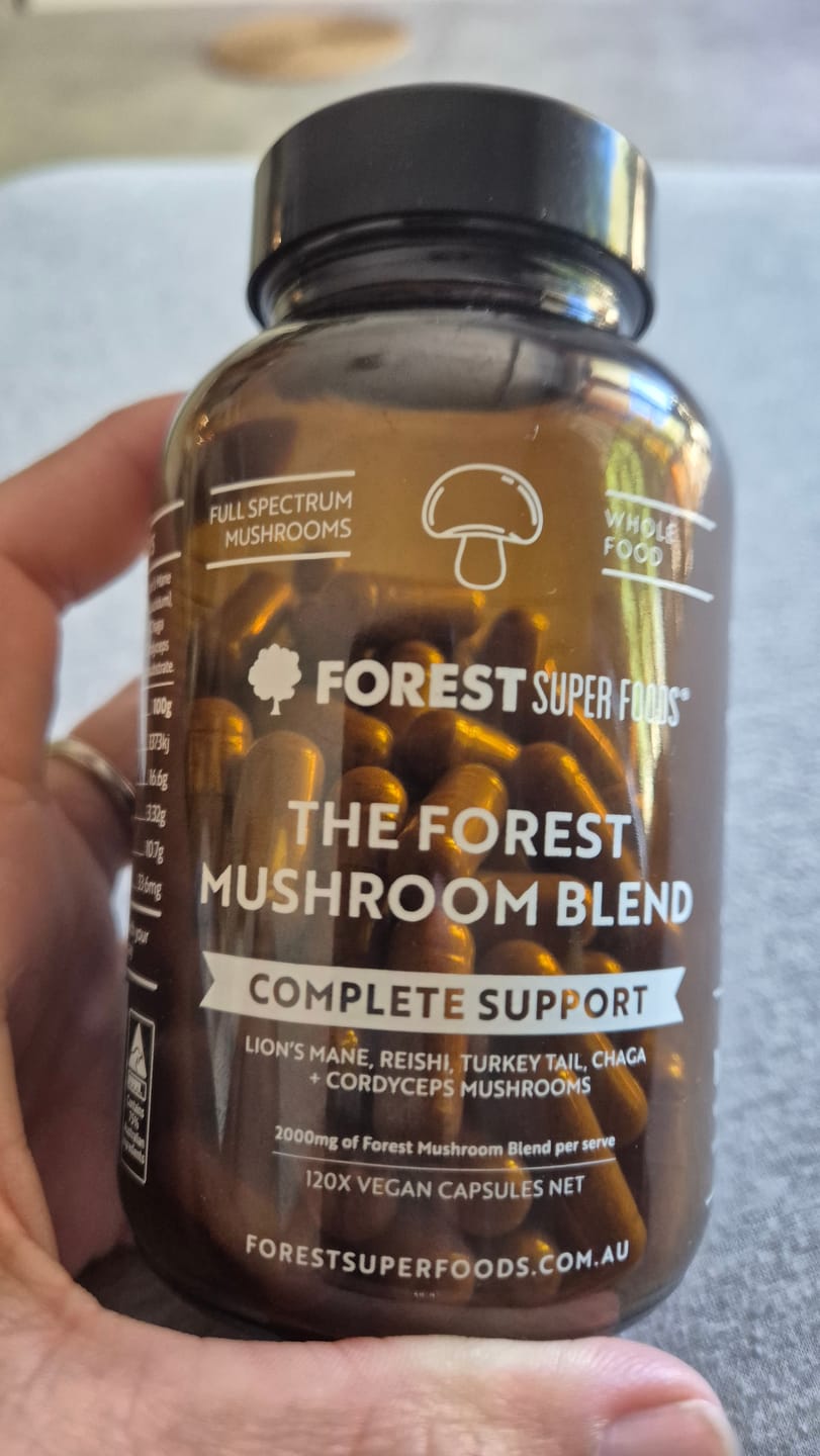 Customer photo review of Mushroom Blend Capsules