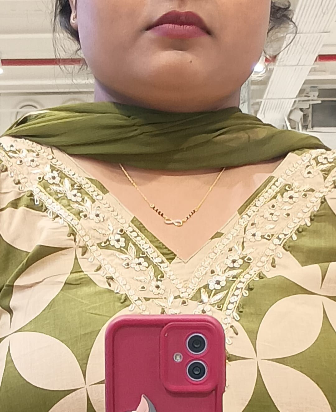 Customer photo review of Eternal Bond 925 Sterling Silver Mangalsutra