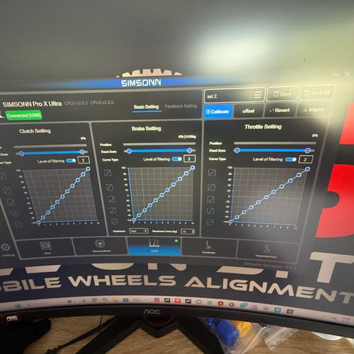 Customer photo review of Newest Simsonn Pedal Pro X Ultra with Haptics and RGB Feedback