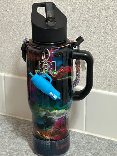 Customer photo review of CLEAR Tumbler Boot -fits 20-40oz Patent Pending