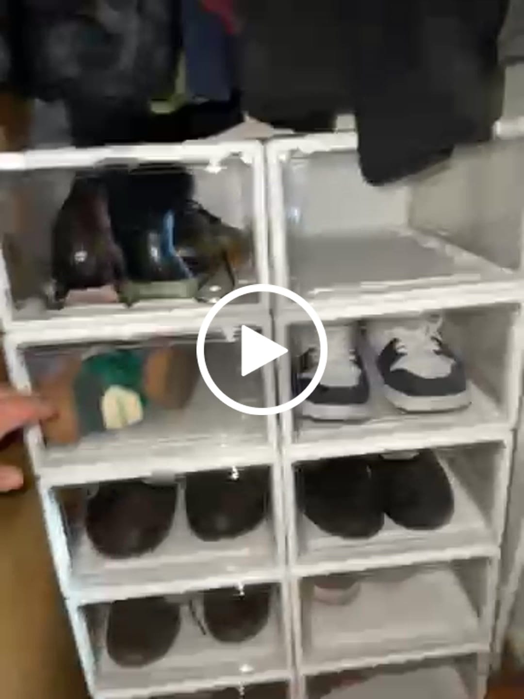 Customer video review of Set 10 Cajas Organizadoras de Zapatos Blanco Transparente Cada Cosa En Su Lugar®