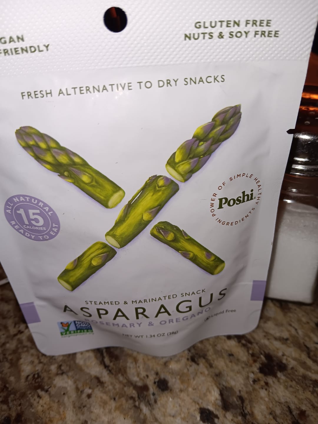 Customer photo review of Asparagus With Rosemary & Oregano - 10 Pack (1.34 OZ/Pouch)