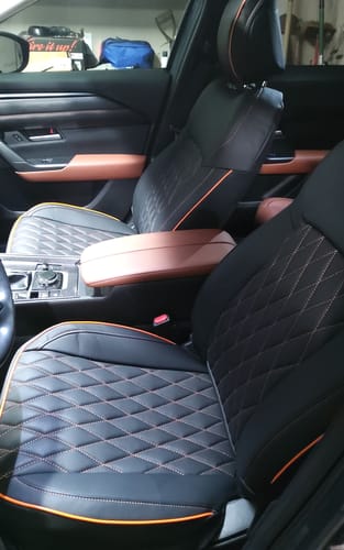 Customer photo review of Premium Custom-Fit Seat Covers