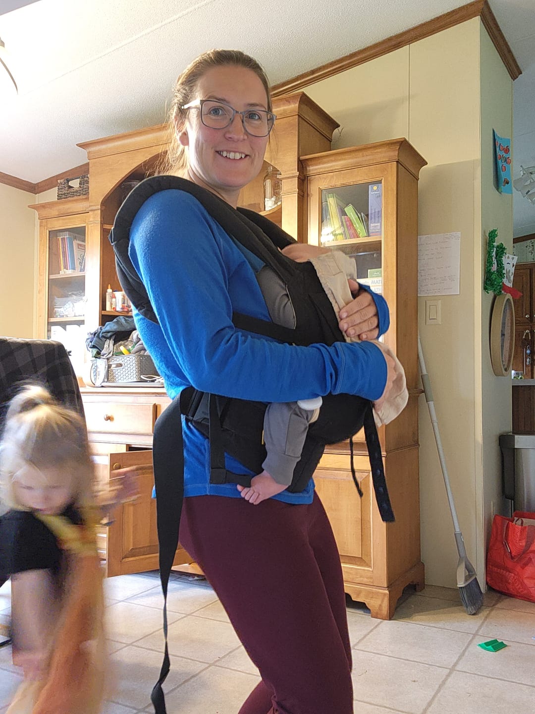 Customer photo review of grown up nursing long sleeve