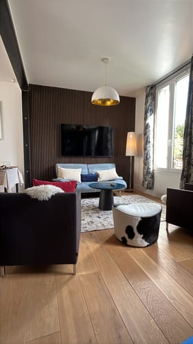 Customer photo review of Panneau acoustique en bois | Chêne Fumé | De première qualité