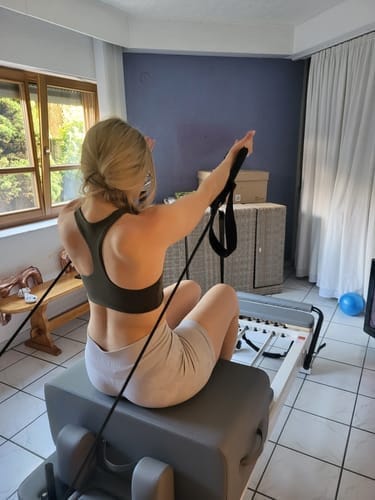 Customer photo review of Pilates reformer - Studio Aluminium
