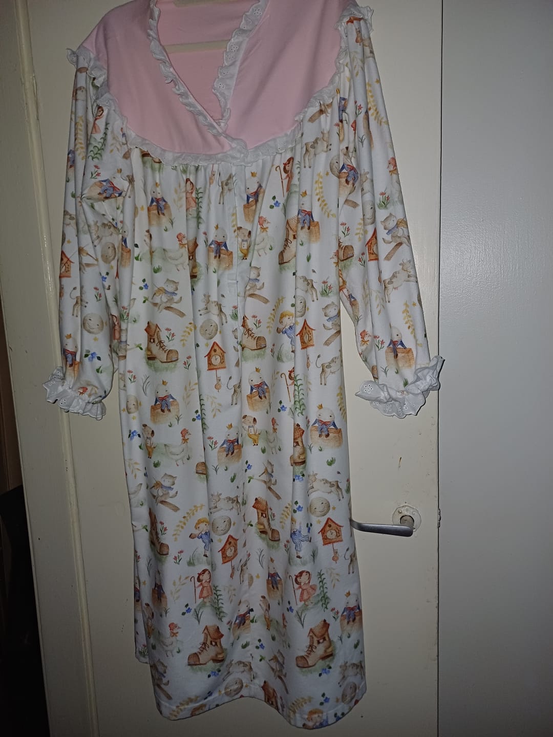 Customer photo review of Plain Brushed Cotton Fabric