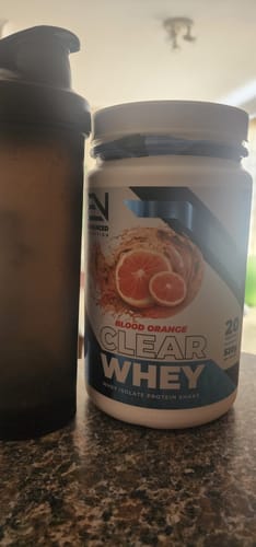 Customer photo review of Clear Whey Protein Shake
