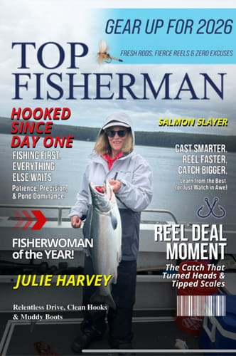 Customer photo review of Custom Fishing Magazine Cover, Personalized Fishing Gifts for Men, Fly Fishing Gifts for Him, Fishing Dad Gift, Angler Funny Fisherman Gift