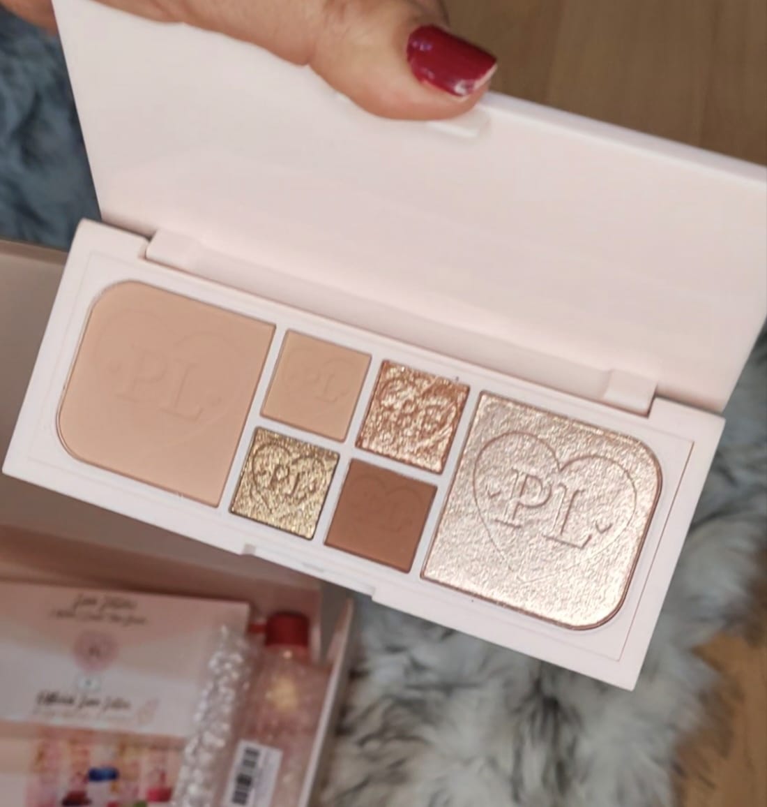 Customer photo review of P.Louise Fluffy Fantasy Mini Eye & Face Palettes