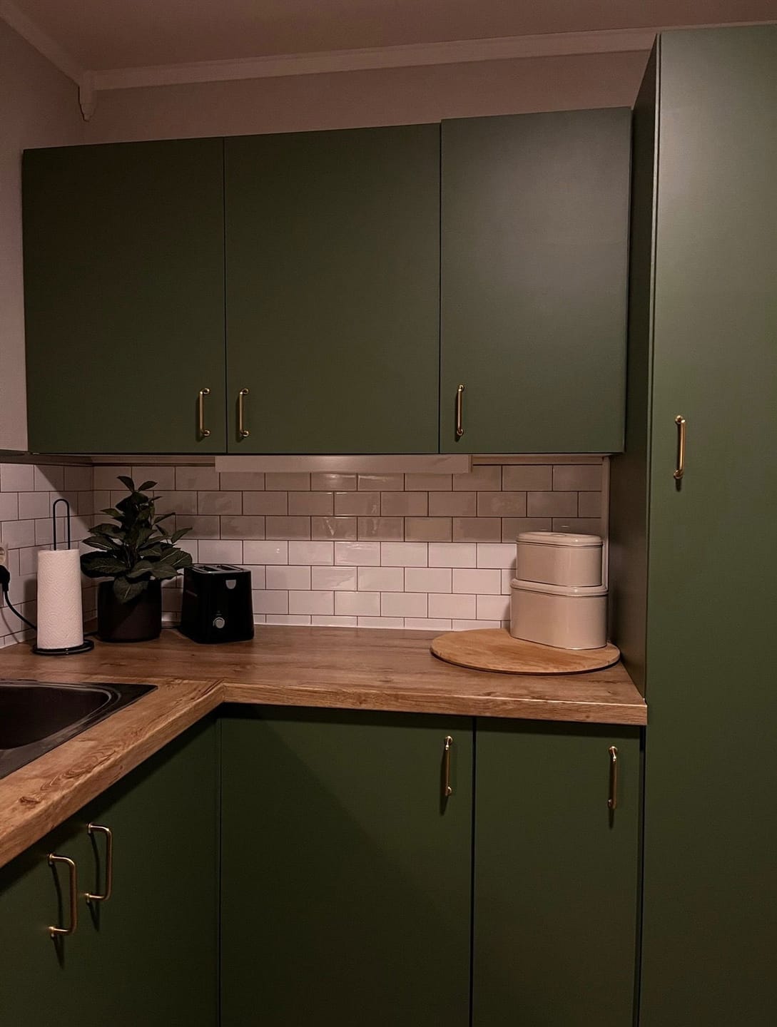 Customer photo review of Subway hvit selvklebende veggfliser