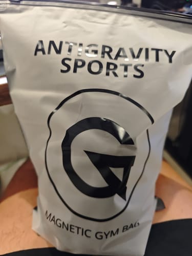 Customer photo review of Antigravity Magnetic Gym Bag