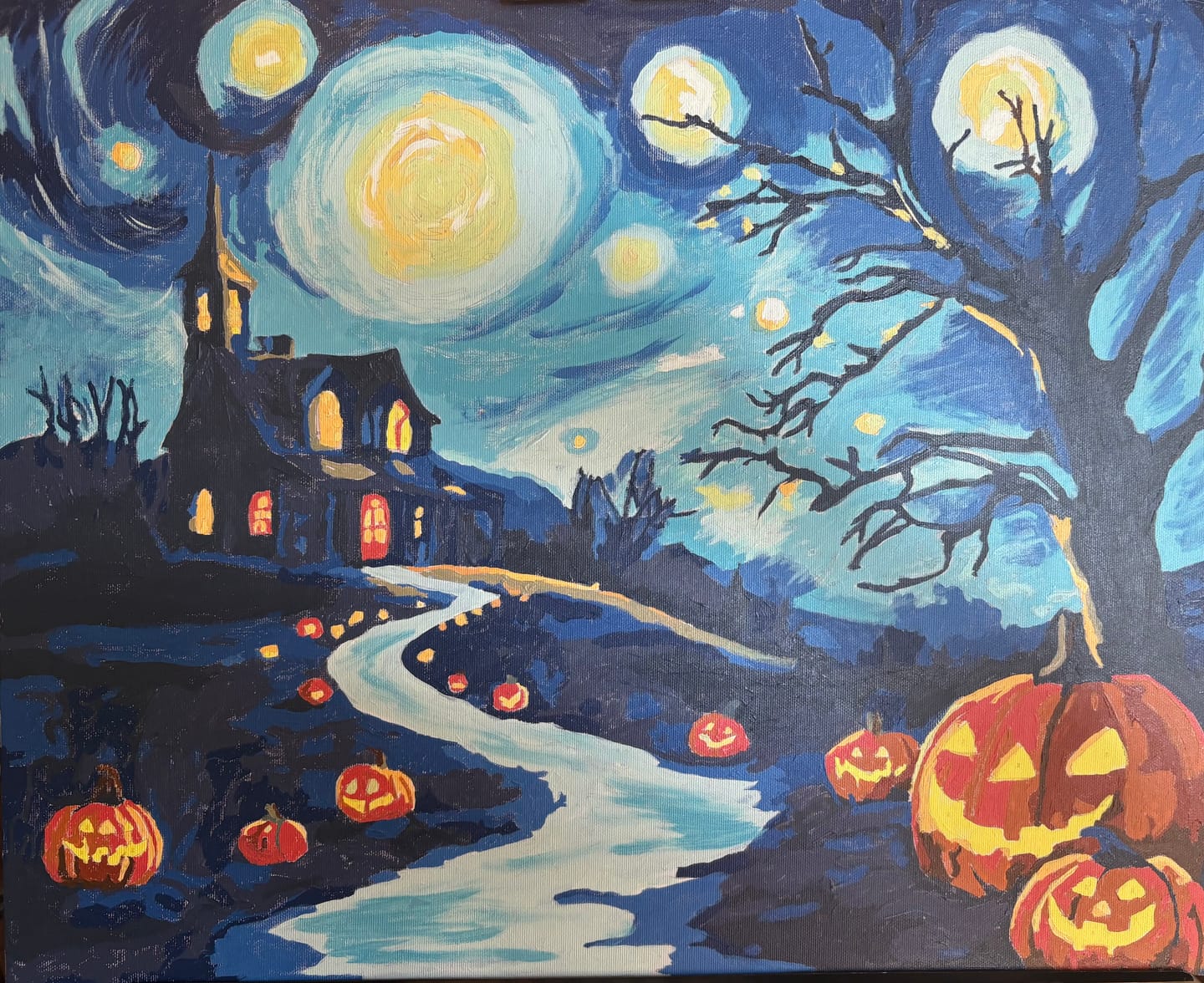 Customer photo review of Starry Night Halloween