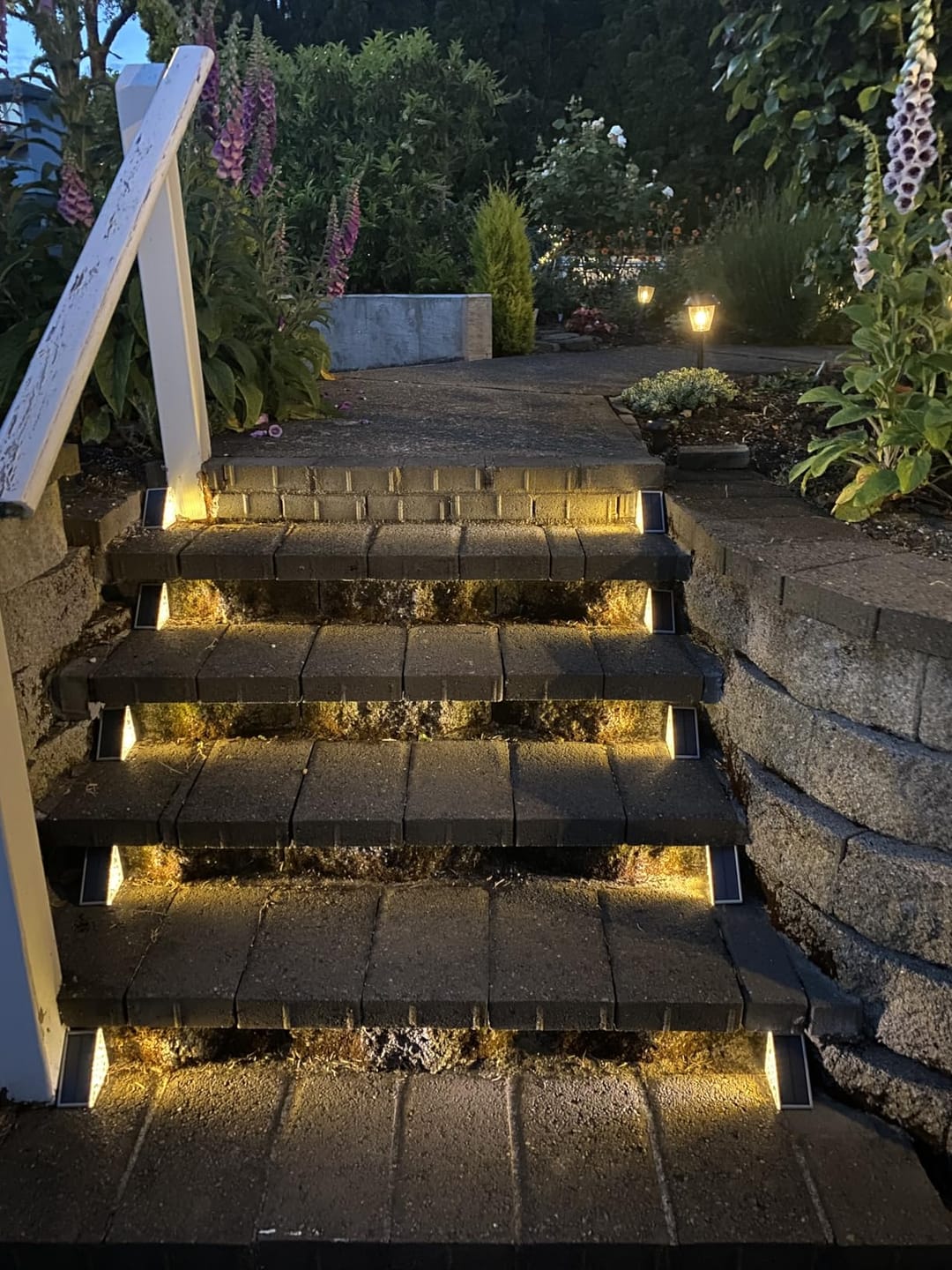 Customer photo review of SolaGarden™ Step Light Pack