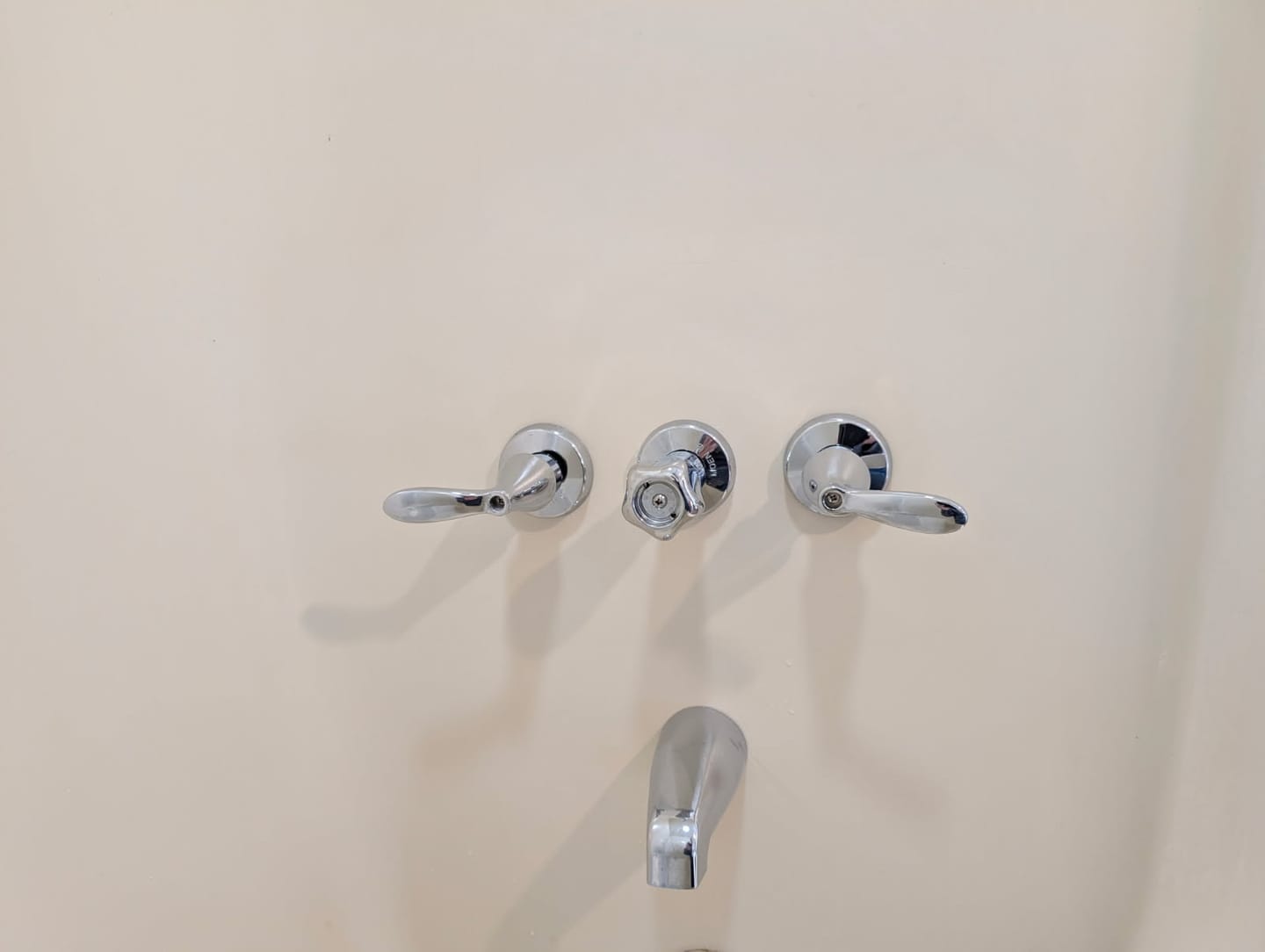 Customer photo review of Large Wall Damage - Tub and Shower Repair Kit