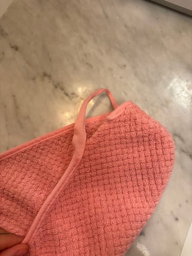 Customer photo review of Microfiber Hair Towel