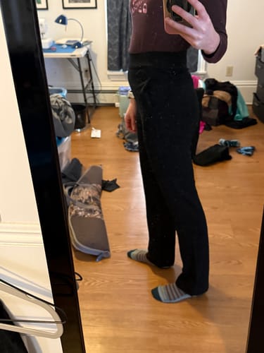 Customer photo review of Emerson Straight Leg Pants Tall - Black