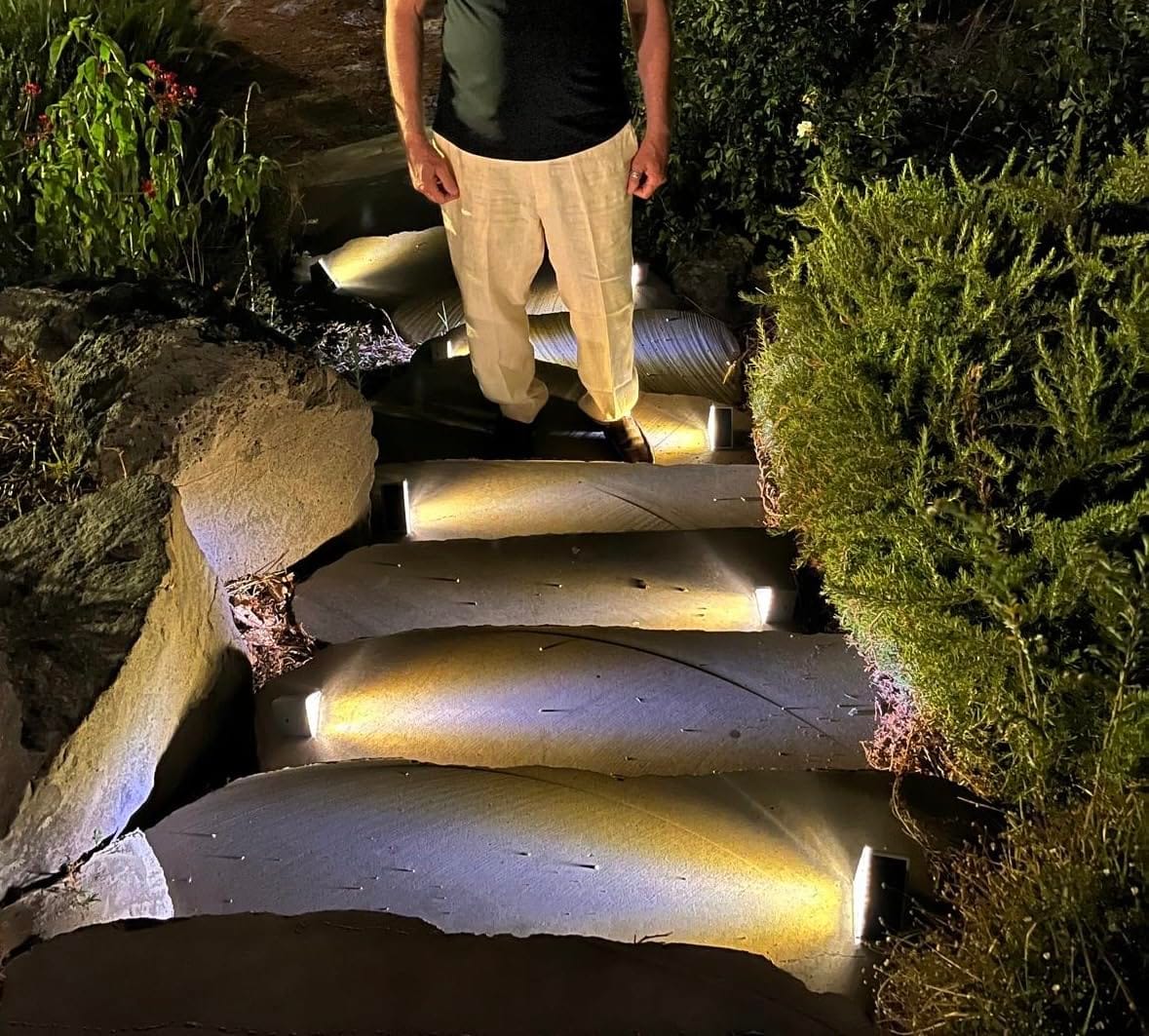 Customer photo review of SolaGarden™ Step Light Pack