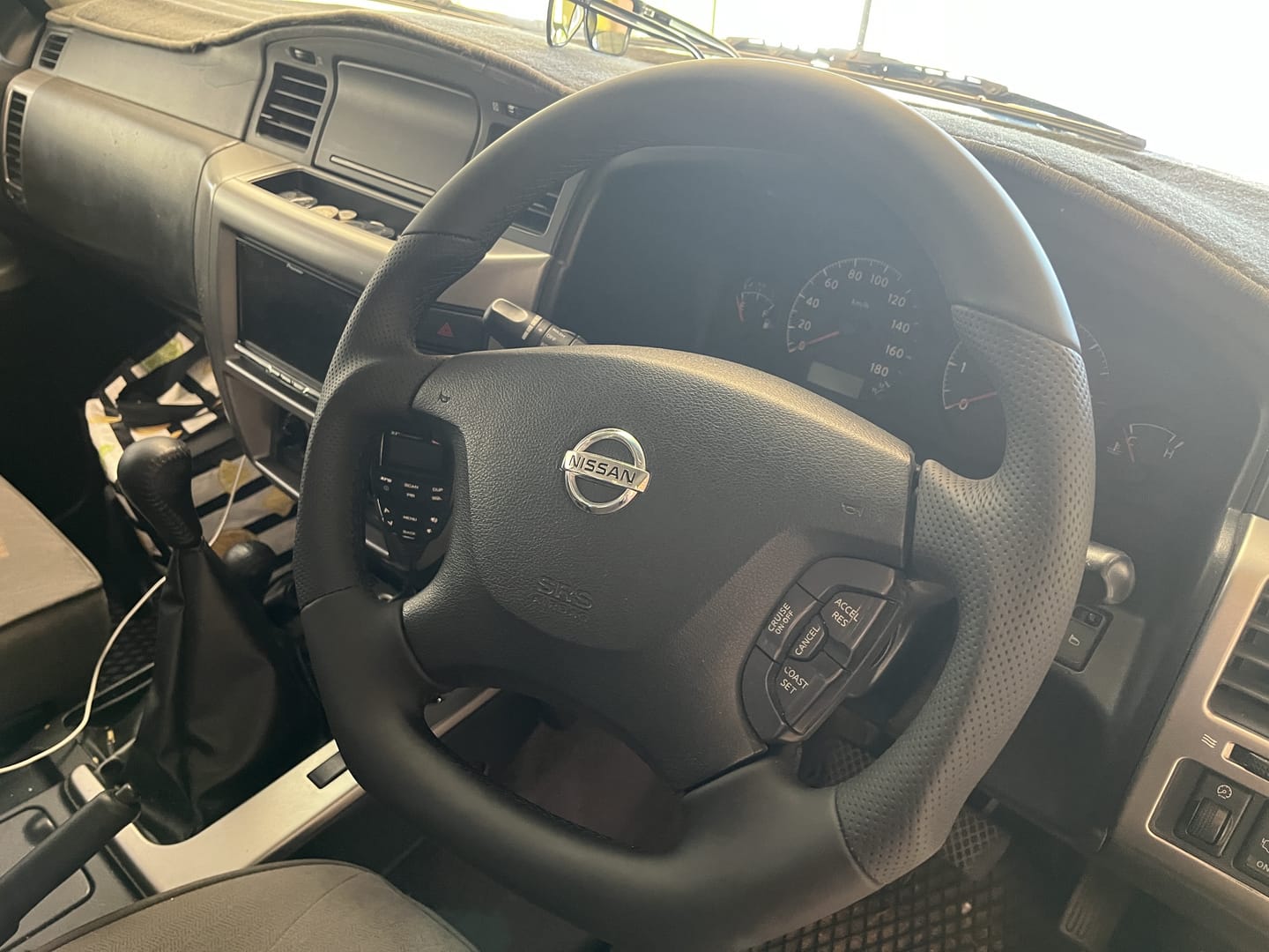 Customer photo review of NISSAN PATROL GU Y61 PREMIUM STEERING WHEEL - FULL GENUINE LEATHER