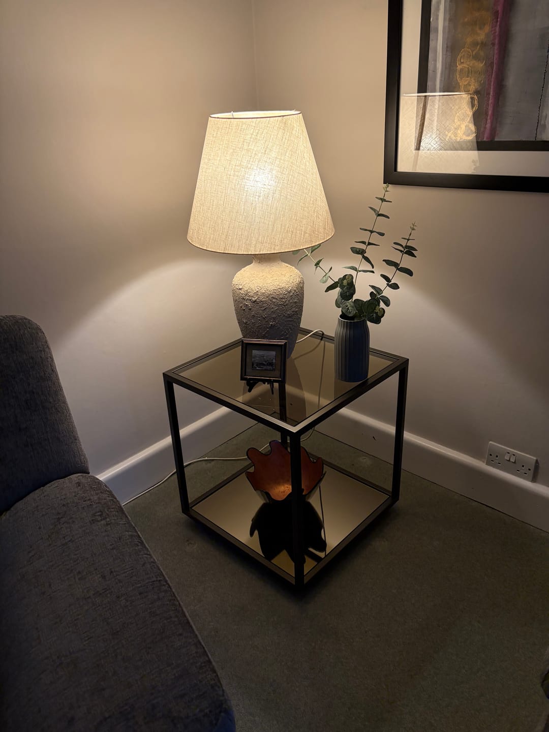 Customer photo review of Amara Side Table - Dark Bronze