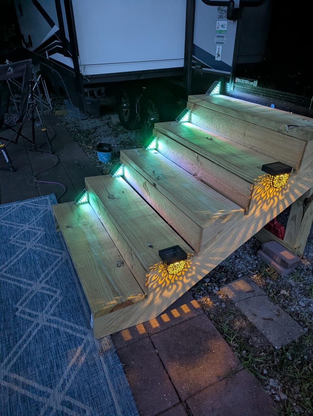 Customer photo review of SolaGarden™ Step Light Pack