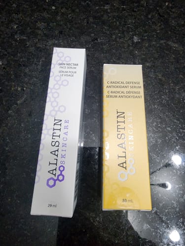 Customer photo review of Alastin C-RADICAL Defense Antioxidant Serum