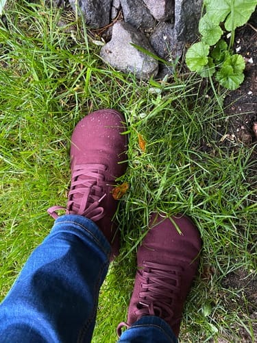 Customer photo review of Vaistoa Tunto 2 | Felt Barefoot Sneakers