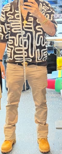 Customer photo review of Vortex Stacked Denim (Khaki)
