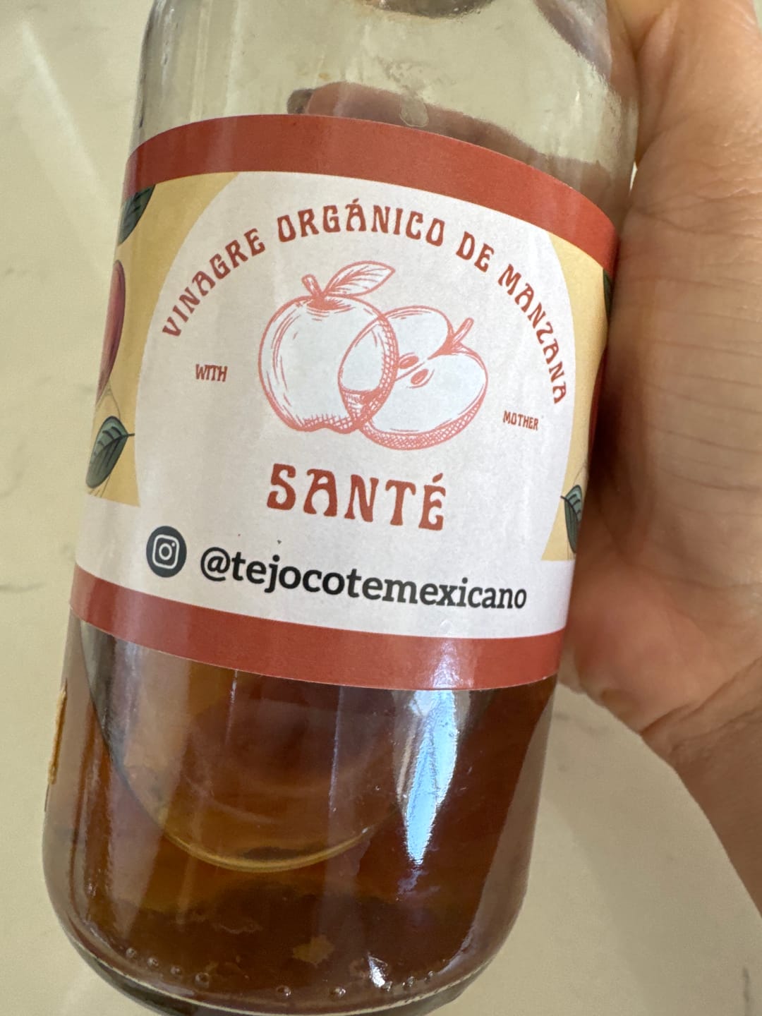 Customer photo review of VINAGRE DE MANZANA