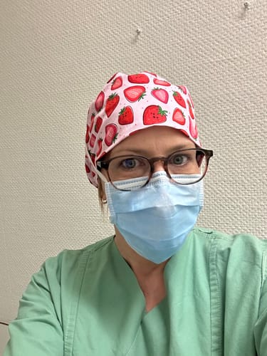 Customer photo review of OP Haube Erdbeere - Komfort