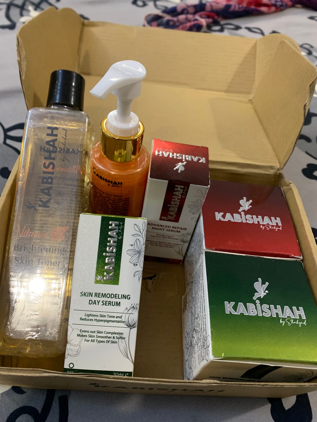 Customer photo review of Day & Night Creams: Complete Glow Bundle