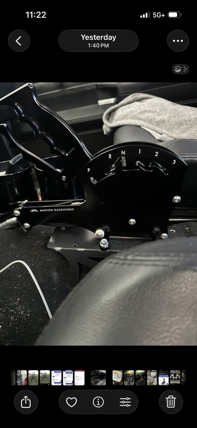 Customer photo review of Operator Series Dual Billet Cup Holder Attachment for Front Exit Cable Shifter