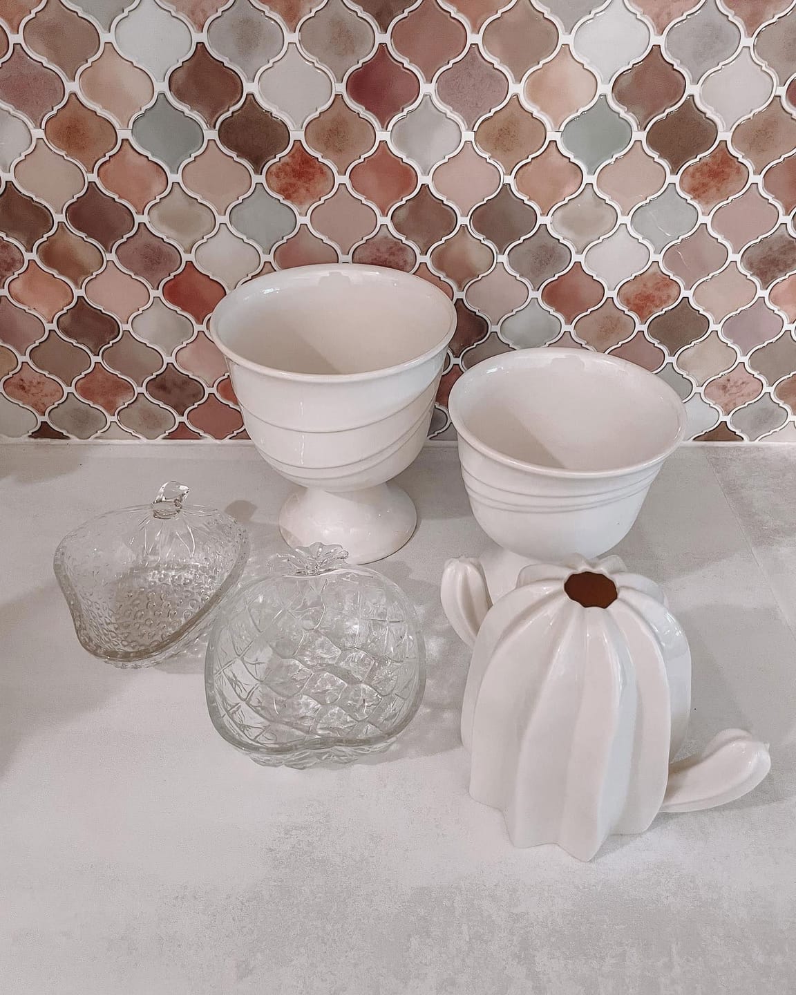 Customer photo review of Lanterne pastell selvklebende veggfliser