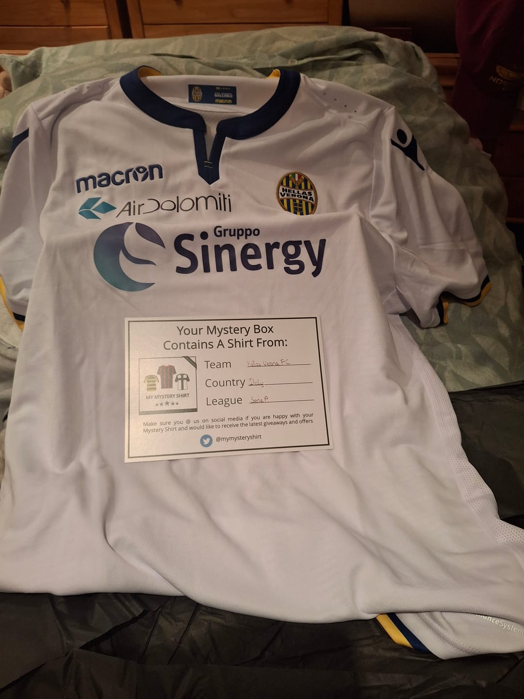 Customer photo review of Men’s Mystery Football Shirt Box