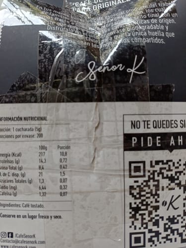 Customer photo review of México | Descafeinado Chabela Bolsa 1 KG | GRANO ENTERO