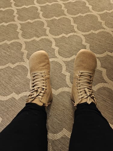 Customer photo review of Vaistoa Tunto 2 | Felt Barefoot Sneakers