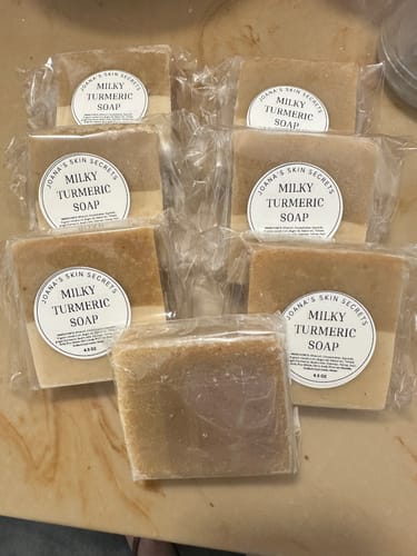Customer photo review of MILKY TURMERIC SOAP